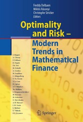 Optimality and Risk - Modern Trends in Mathematical Finance