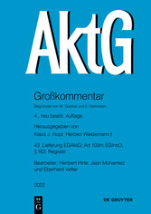 EGAktG; § 162; Art 103m EGInsO