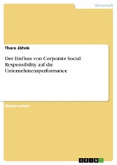 Der Einfluss von Corporate Social Responsibility auf die Unternehmensperformance