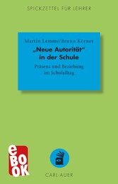 'Neue Autorität' in der Schule