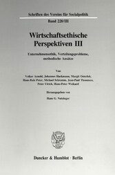 Wirtschaftsethische Perspektiven III.