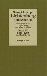 Lichtenberg Briefwechsel  Bd. 4: 1793-1799