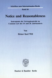 Notice and Reasonableness.