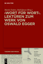 ?Wort für Wort? - Lektüren zum Werk von Oswald Egger