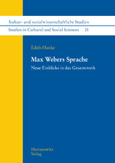 Max Webers Sprache