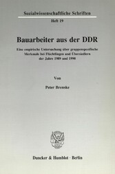 Bauarbeiter aus der DDR.