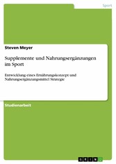 Supplemente und Nahrungsergänzungen im Sport