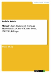 Market Chain Analysis of Moringa Stenopetela. A Case of Konso Zone, SNNPRS, Ethiopia