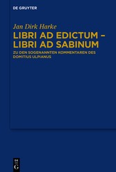 Libri ad edictum - libri ad Sabinum