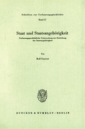 Staat und Staatsangehörigkeit.