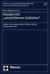 Handel mit 'umstrittenen Gebieten'