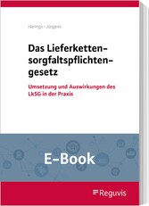 Das Lieferkettensorgfaltspflichtengesetz (E-Book)