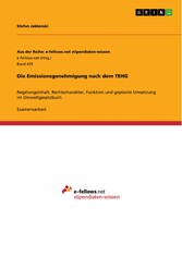 Die Emissionsgenehmigung nach dem TEHG