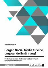 Sorgen Social Media für eine ungesunde Ernährung? Der Einfluss sozialer Medien auf das Essverhalten von jungen Erwachsenen