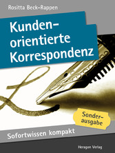 Sofortwissen kompakt: Kundenorientierte Korrespondenz