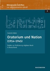 Oratorium und Nation (1914-1945)