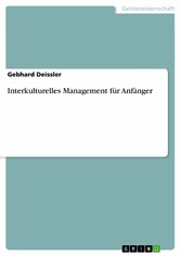 Interkulturelles Management für Anfänger