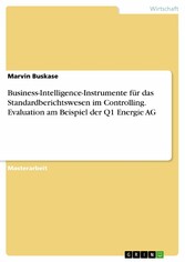 Business-Intelligence-Instrumente für das Standardberichtswesen im Controlling. Evaluation am Beispiel der Q1 Energie AG