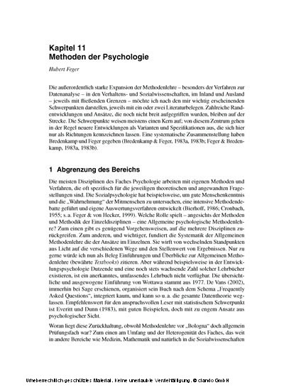 Psychologie