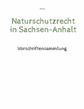 Naturschutzrecht in Sachsen-Anhalt