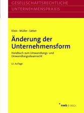 Änderung der Unternehmensform