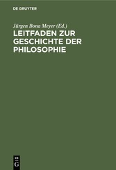 Leitfaden zur Geschichte der Philosophie