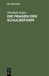 Die Fragen der Schulreform