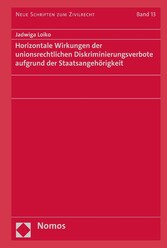 Horizontale Wirkungen der unionsrechtlichen Diskriminierungsverbote aufgrund der Staatsangehörigkeit