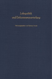 Lohnpolitik und Einkommensverteilung.