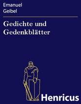 Gedichte und Gedenkblätter