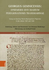 Georgius Gemnicensis: Ephemeris sive Diarium peregrinationis transmarinae