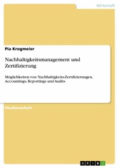 Nachhaltigkeitsmanagement und Zertifizierung