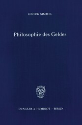 Philosophie des Geldes.