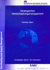 Strategisches Wertschöpfungsmanagement.