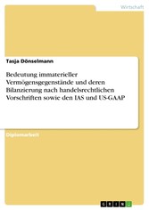 Bedeutung immaterieller Vermögensgegenstände und deren Bilanzierung nach handelsrechtlichen Vorschriften sowie den IAS und US-GAAP