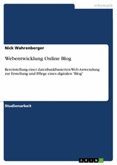 Webentwicklung Online Blog