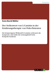 Der Stellenwert von L-Carnitin in der Ernährungstherapie von Polio-Patienten