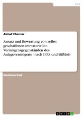 Ansatz und Bewertung von selbst geschaffenen immateriellen Vermögensgegenständen des Anlagevermögens - nach IFRS und BilMoG