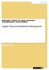 Supply Chain and Distribution Management