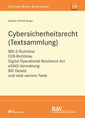 Cybersicherheitsrecht (Textsammlung)