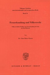 Fernerkundung und Völkerrecht.