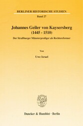 Johannes Geiler von Kaysersberg (1445-1510).