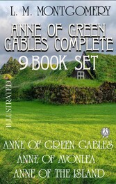 Anne Of Green Gables Complete 9 Book Set. Illustrated