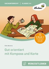 Gut orientiert mit Kompass und Karte