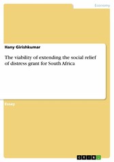 The viability of extending the social relief of distress grant for South Africa