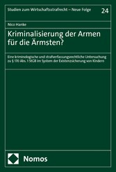 Kriminalisierung der Armen für die Ärmsten?