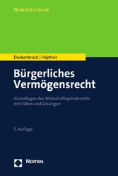 Bürgerliches Vermögensrecht