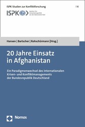 20 Jahre Einsatz in Afghanistan