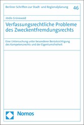 Verfassungsrechtliche Probleme des Zweckentfremdungsrechts