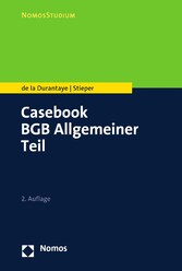 Casebook BGB Allgemeiner Teil